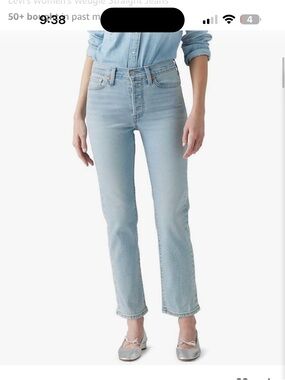 Levi's Light Blue Straight-Leg Women's Jeans